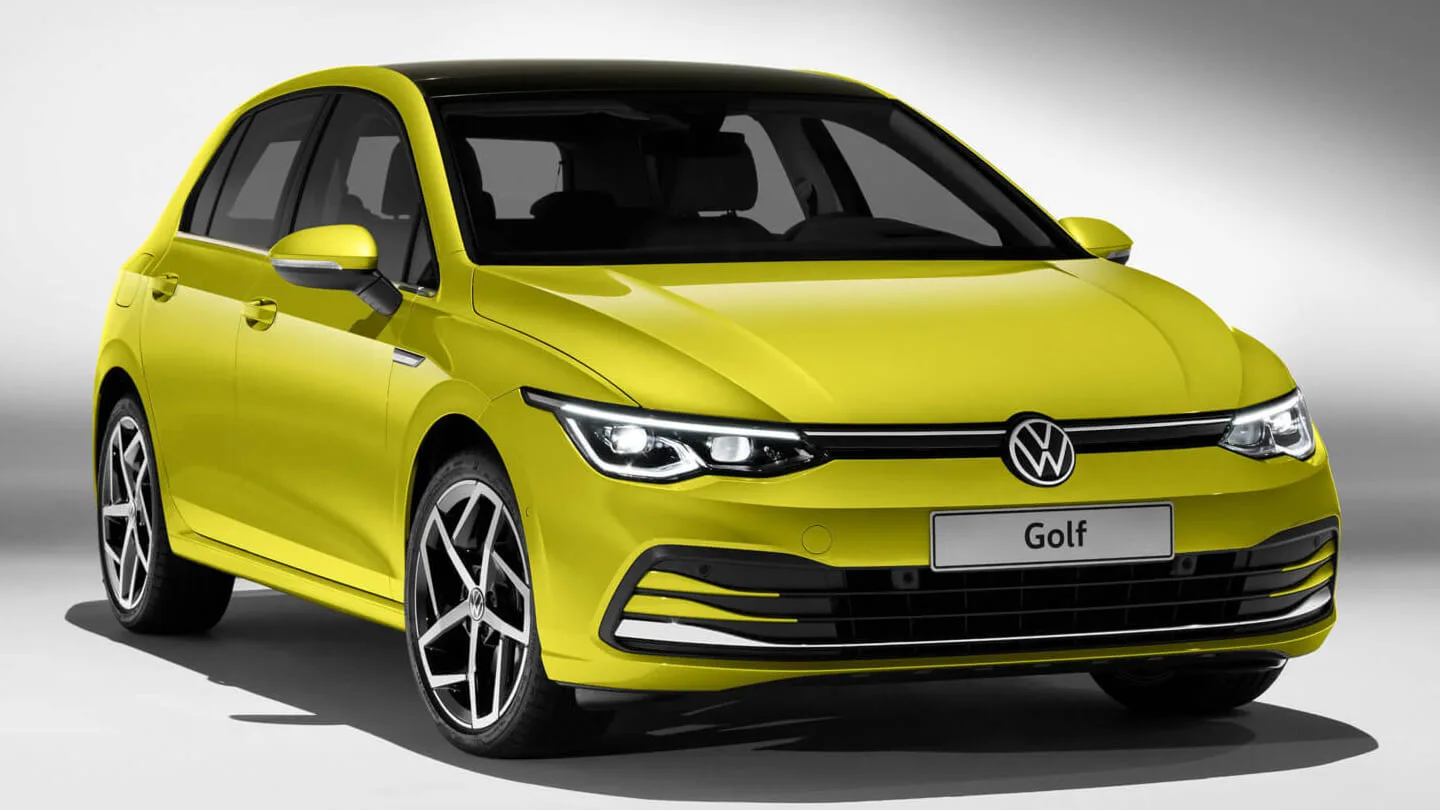 VW Golf 8 Frontansicht seitlich