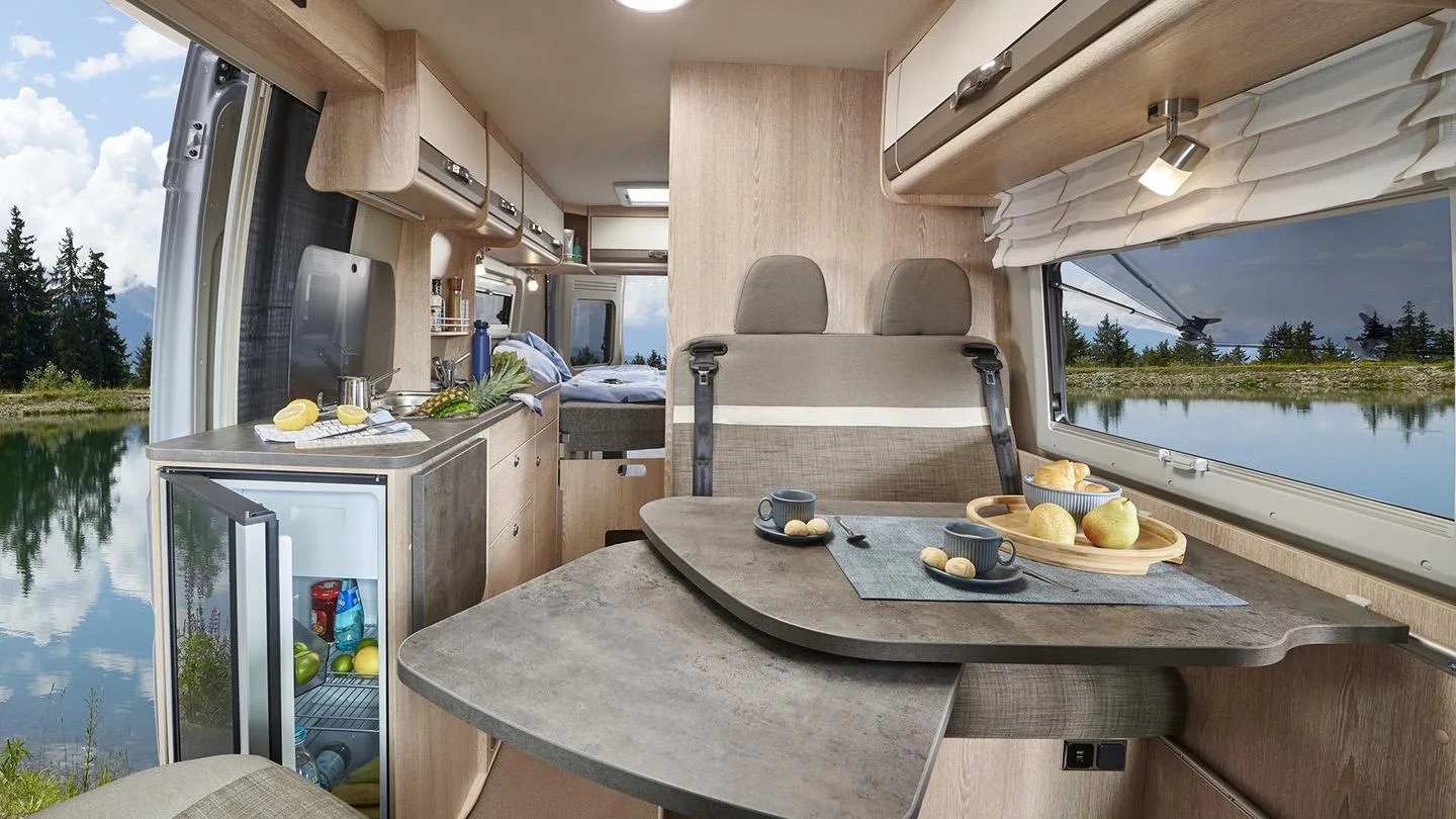 Bild aus dem Innenraum des neuen Pössl