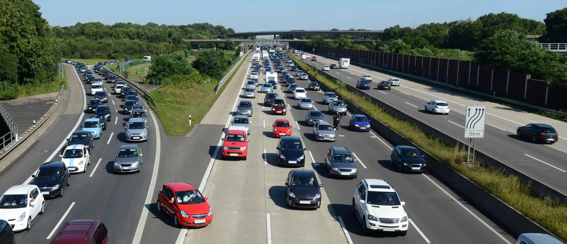 Autobahn von oben