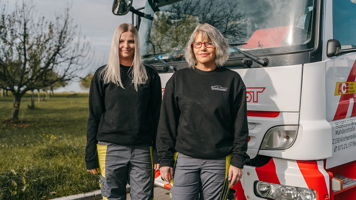 Melanie Boschtek mit Schwiegertochter