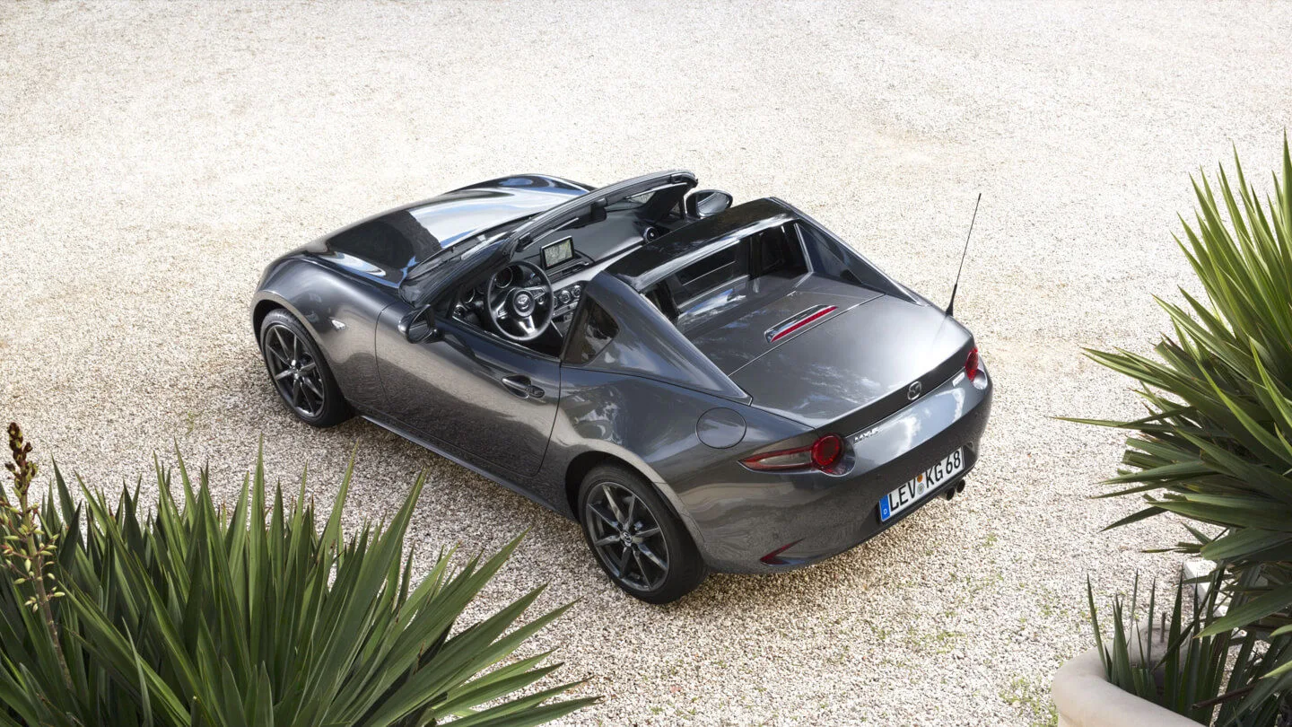 Mazda MX 5 von Oben