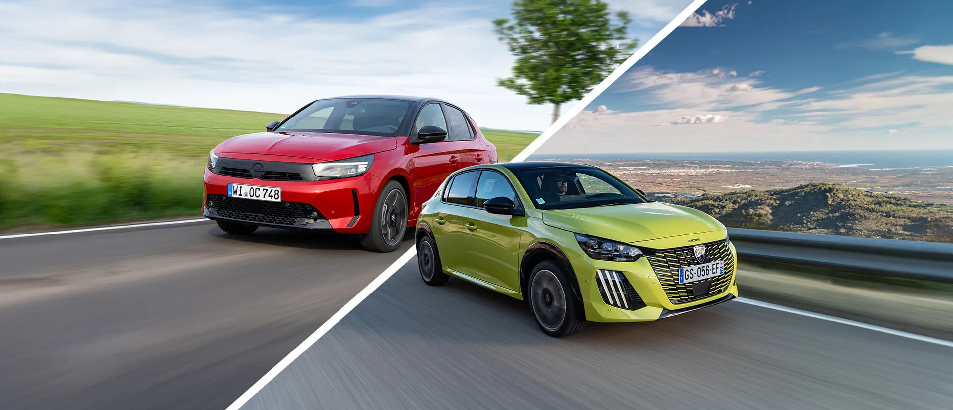 Opel Corsa und Peugeot 208