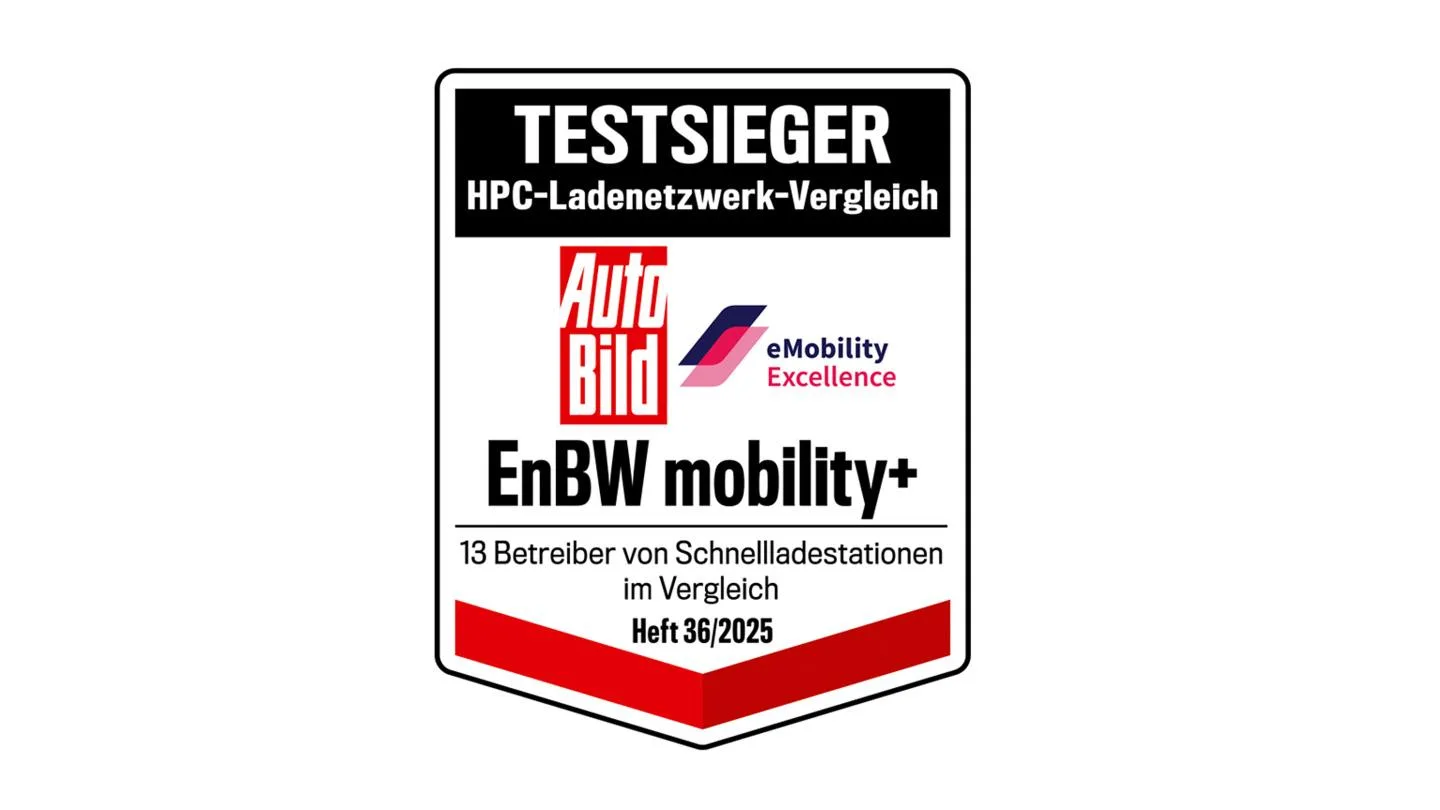 Testsieger HPX-Ladenetzwerk-Vergleich EnBW mobility+