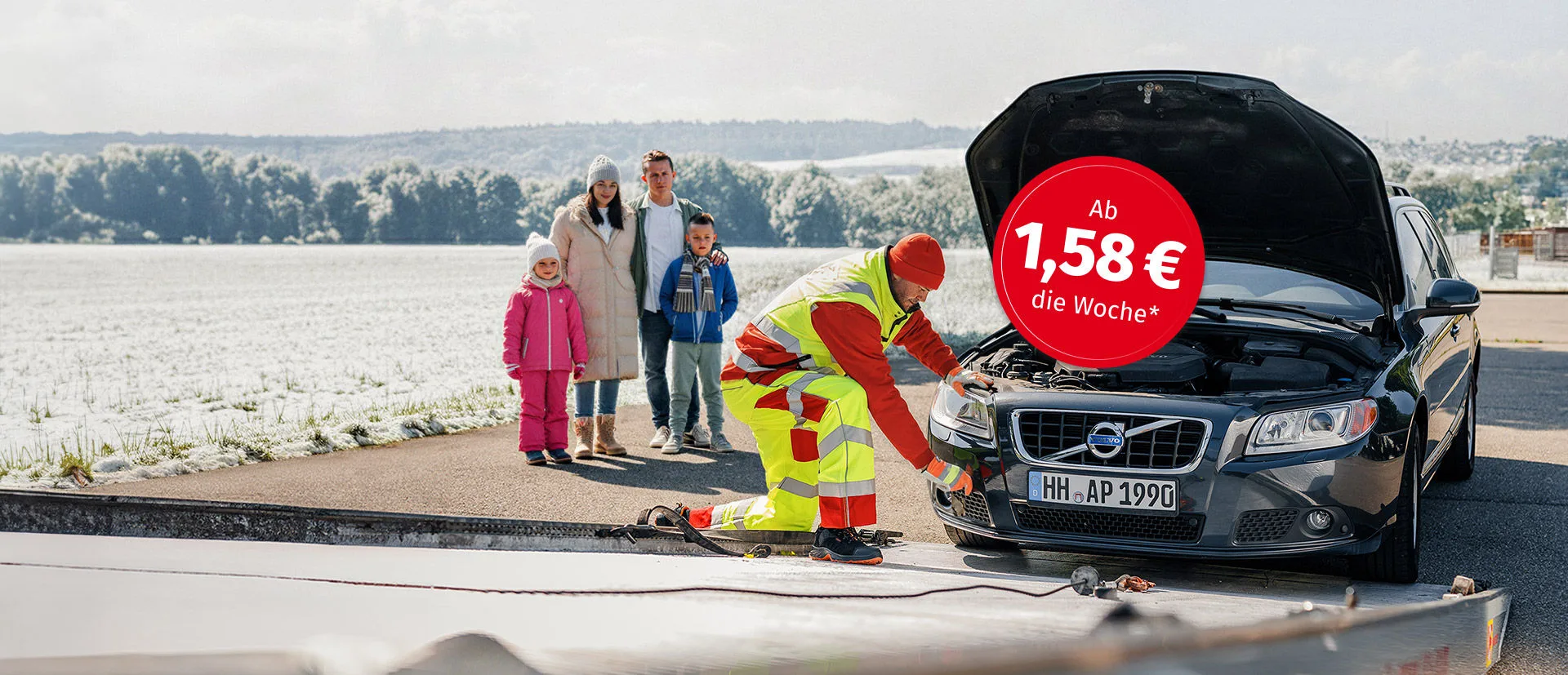 ACE Abschlepper in der Stadt