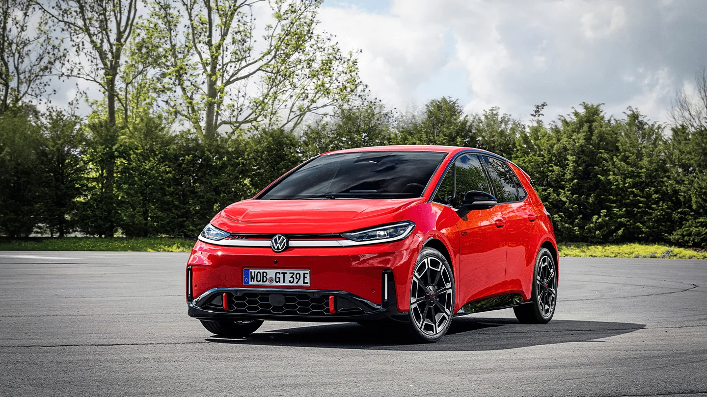 VW ID.3 GTI in rot von vorne
