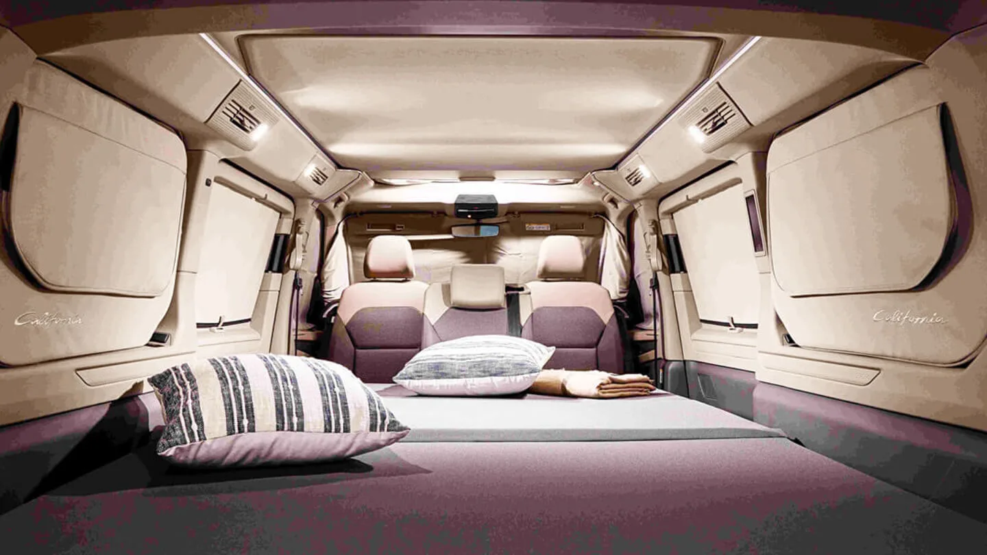 VW California Beach Schlafraum