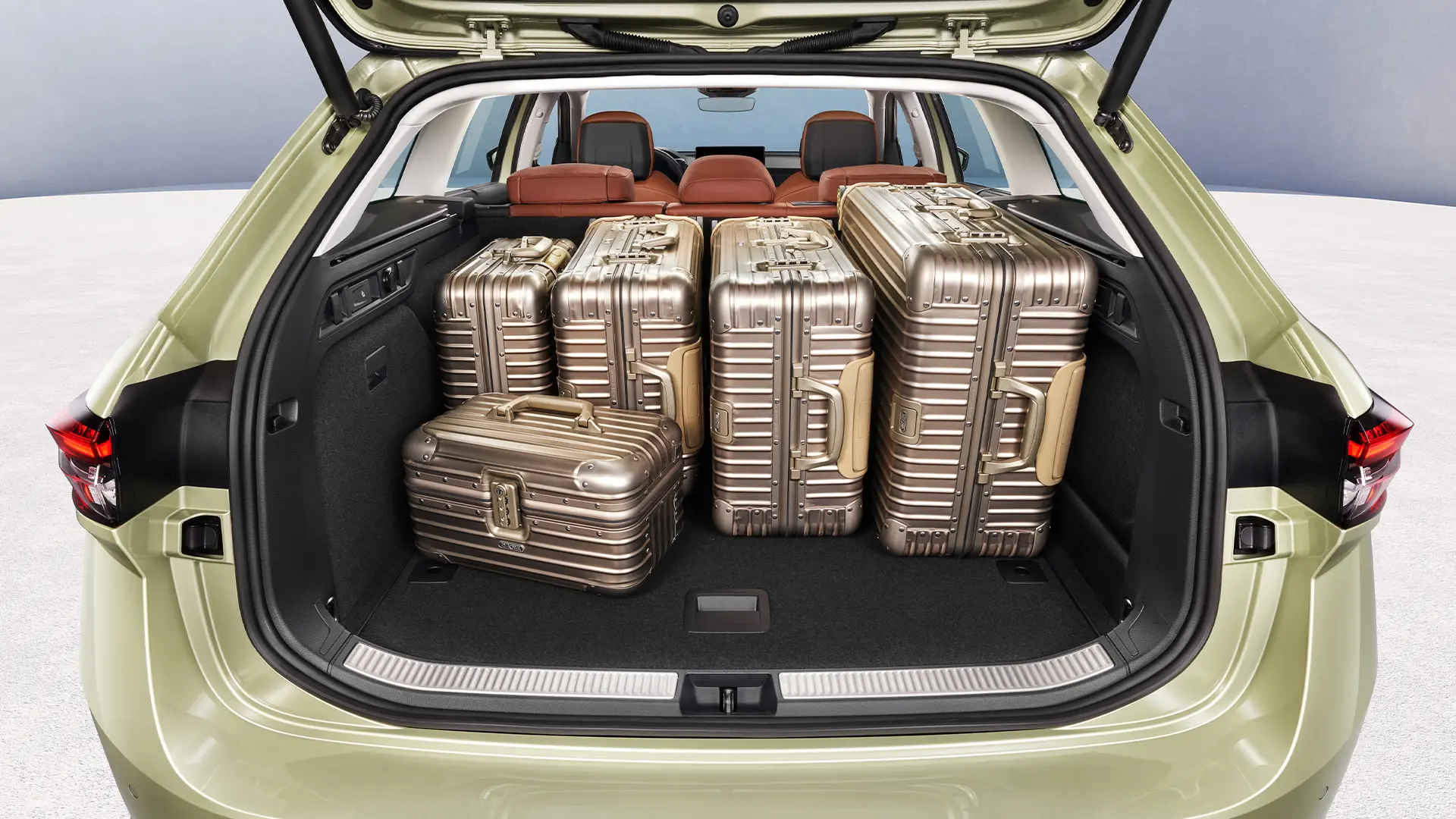 Kofferraum des Skoda Superb Combis 