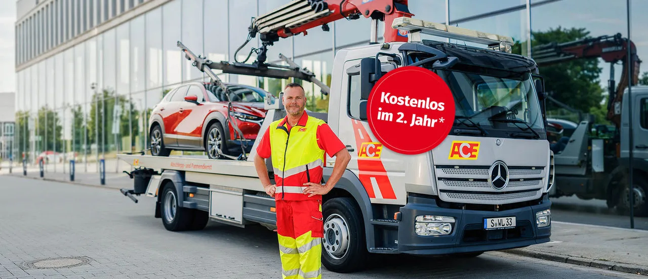 Pannenhelfer im Einsatz