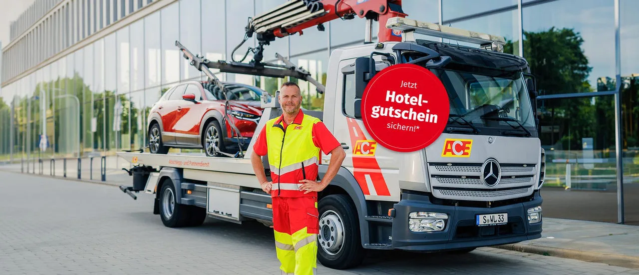ACE Abschlepper im Frühling