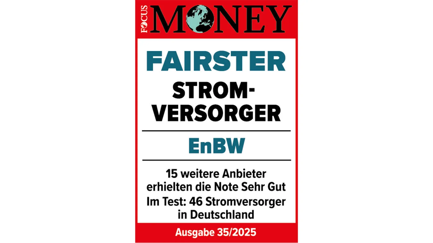 Siegel der EnBW bei Focus Money