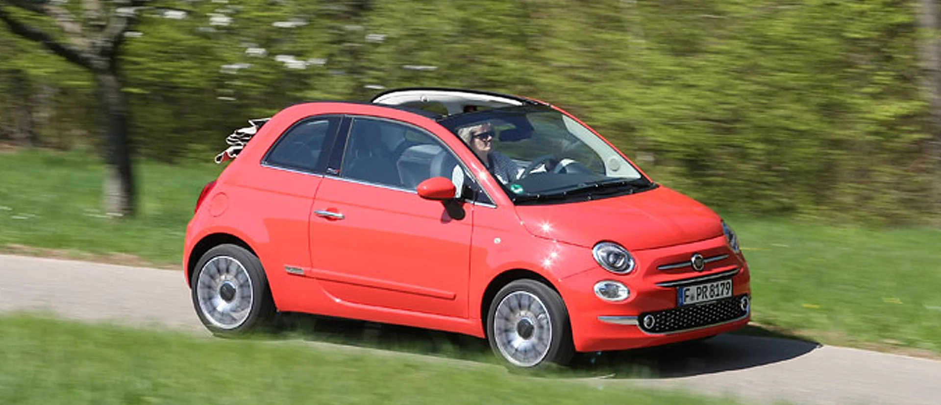 Fahrender Fiat 500c