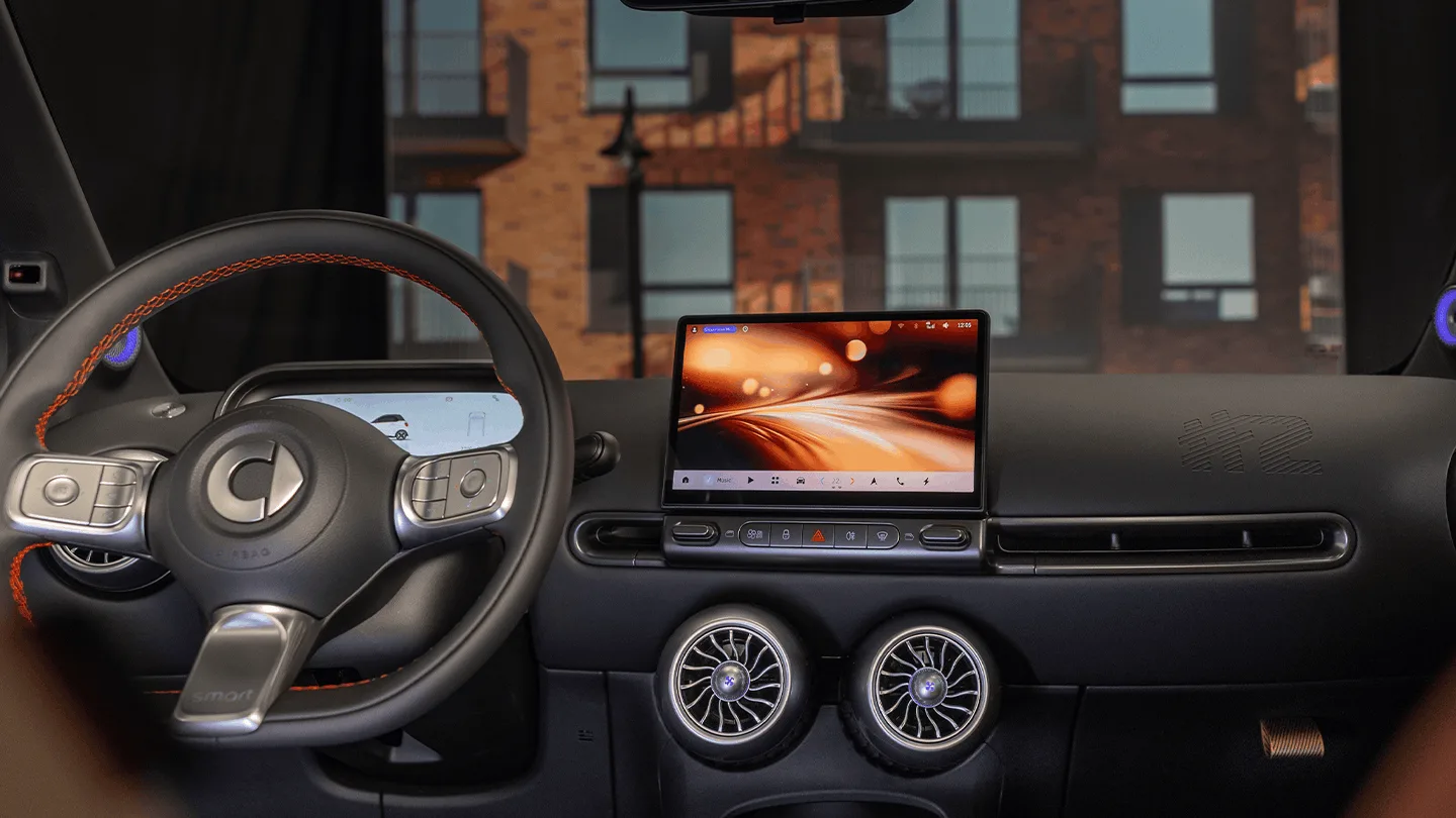 Das Cockpit des Smart #2