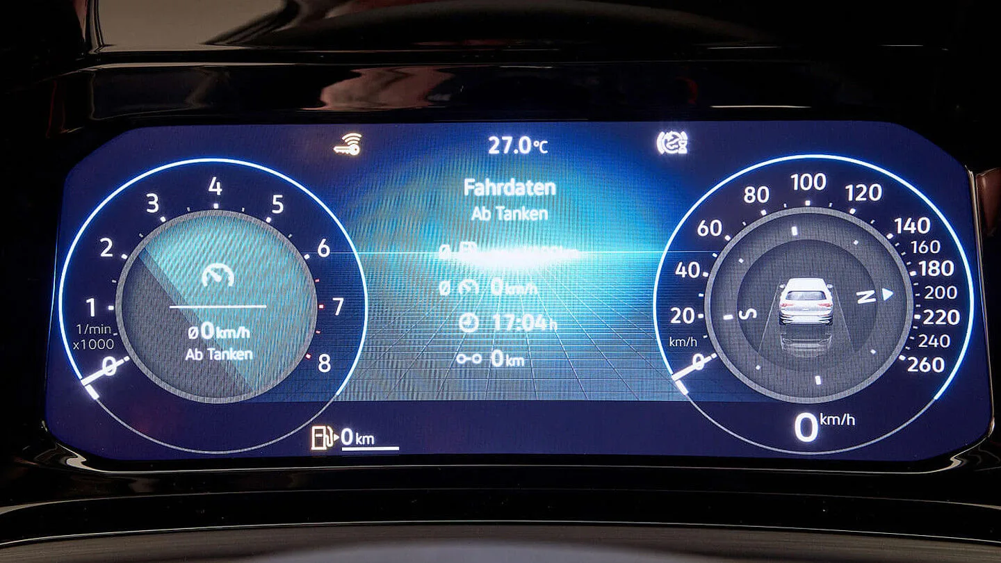 VW Golf 8 Tachometer