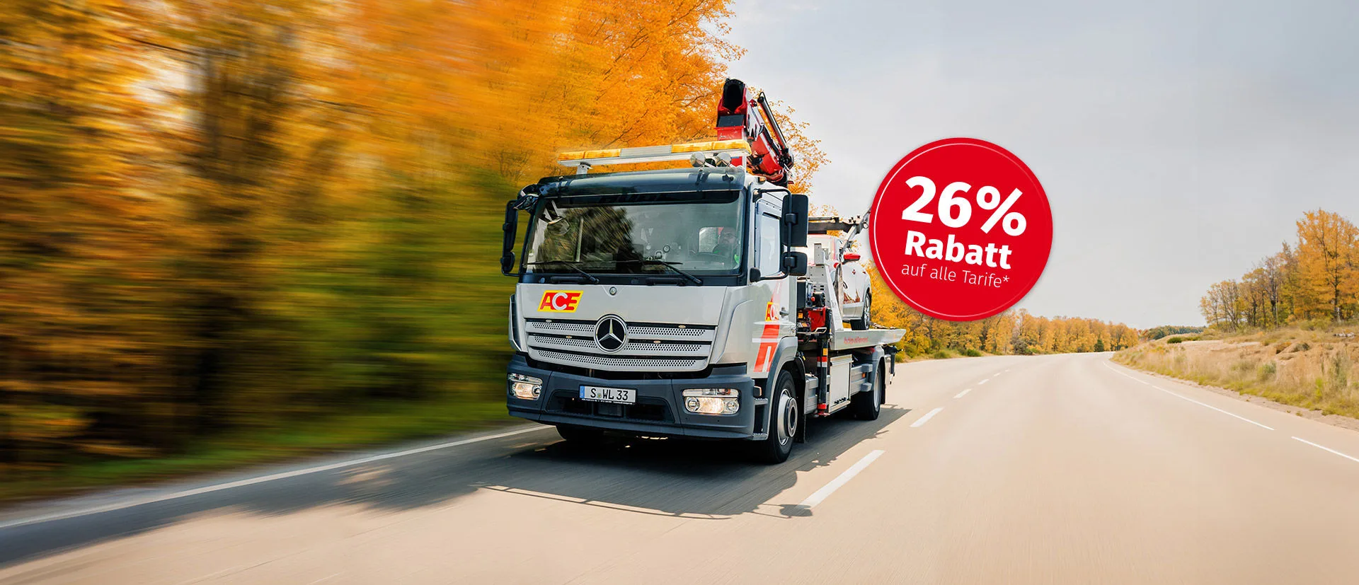 ACE Abschlepper im Frühling