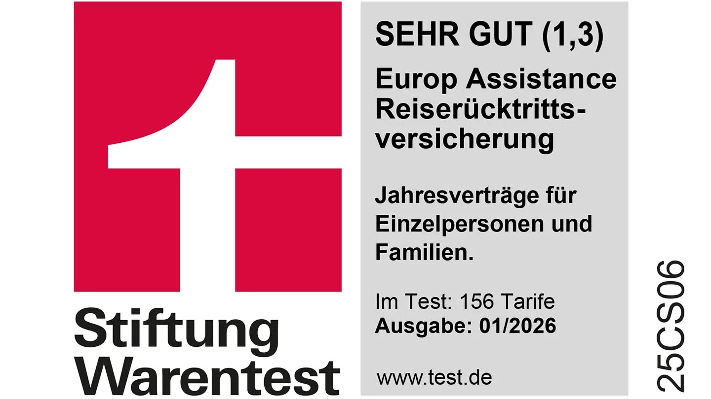 Europ Assistance Siegel Jahresschutz