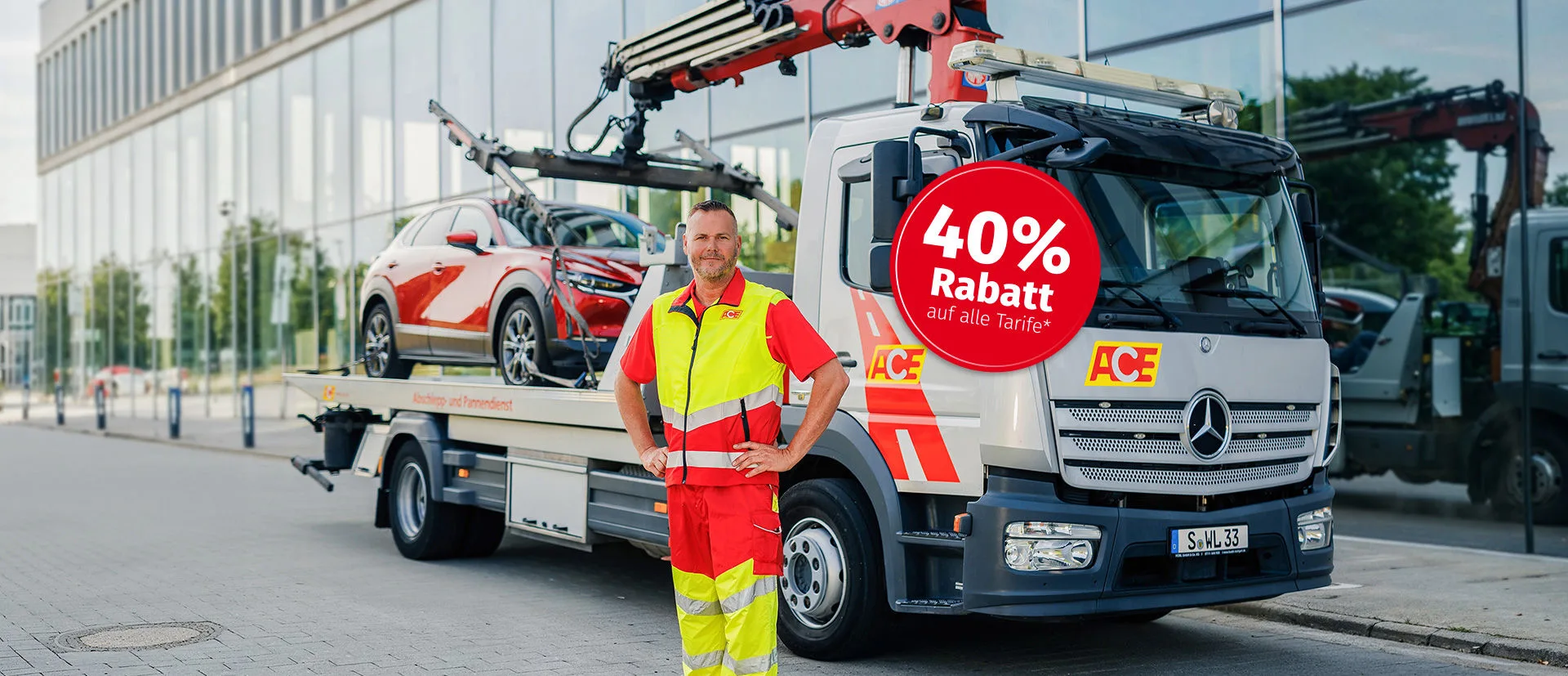 ACE Abschlepper im Frühling