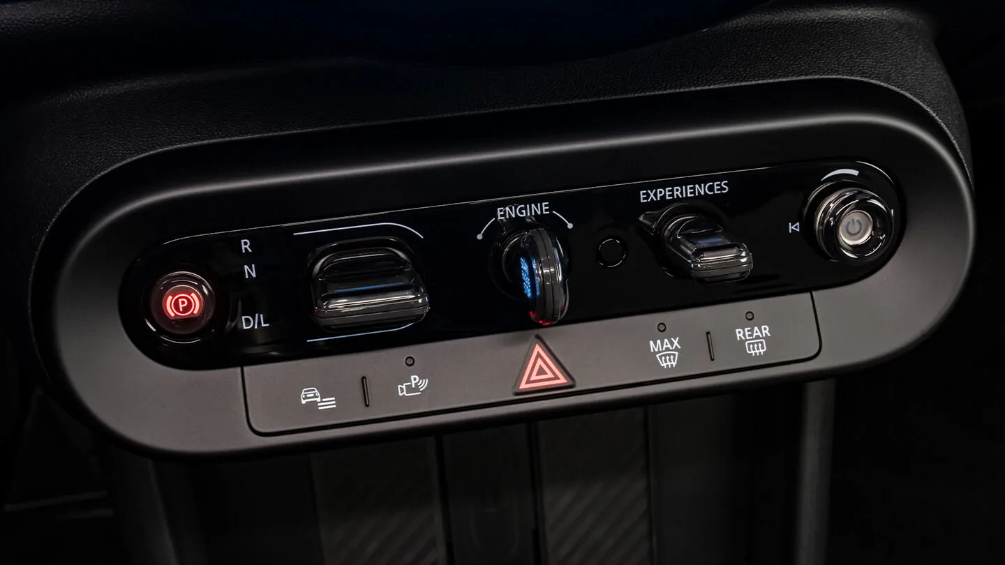 Mini Cooper C Cockpit mit Anlasser zum drehen