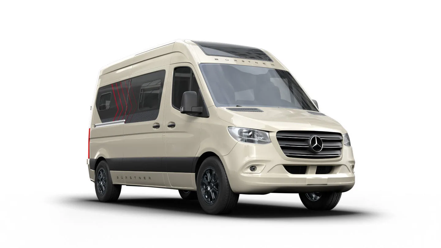 Außenansicht des Campervans Bürster Habiton HM 600