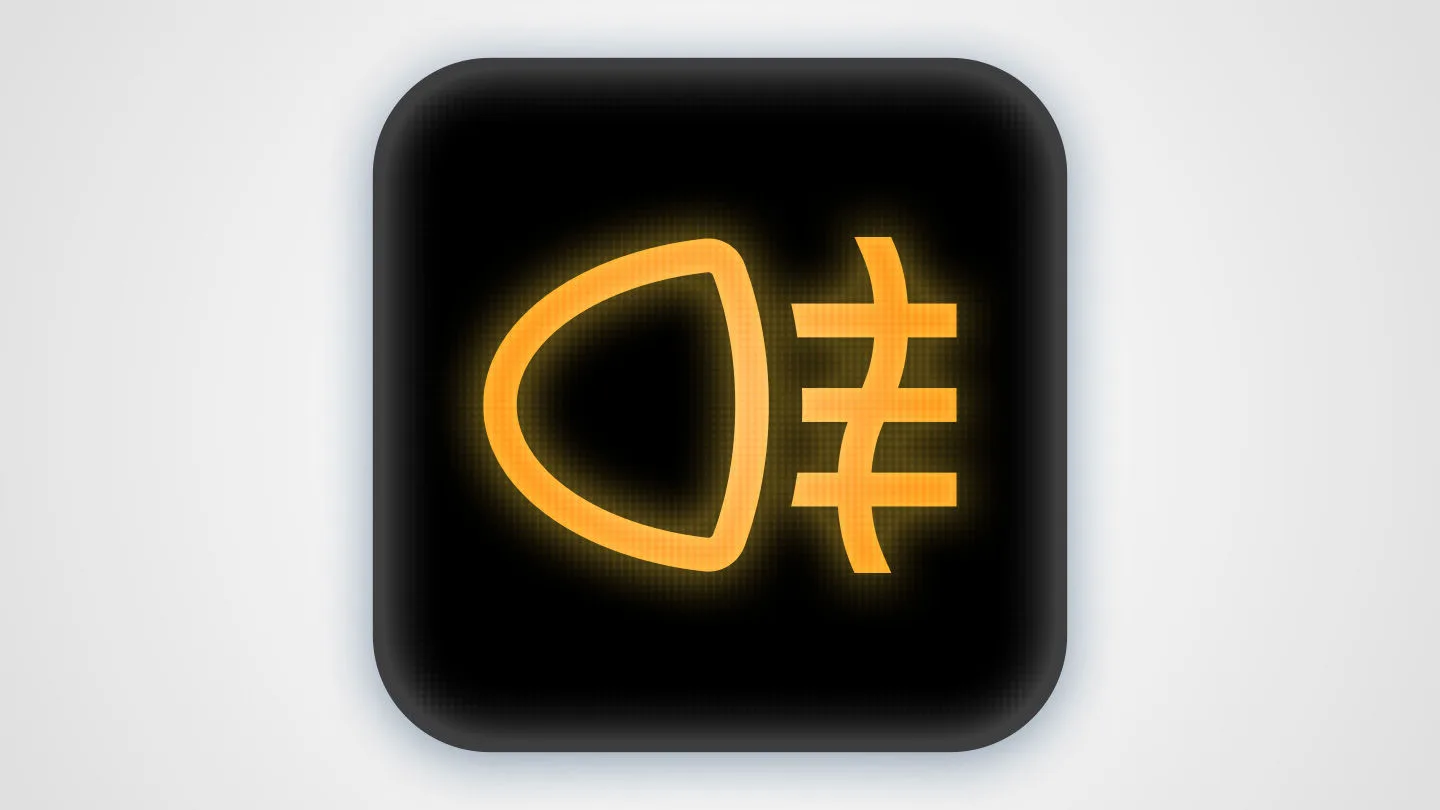 Symbol Nebelschlussleuchte