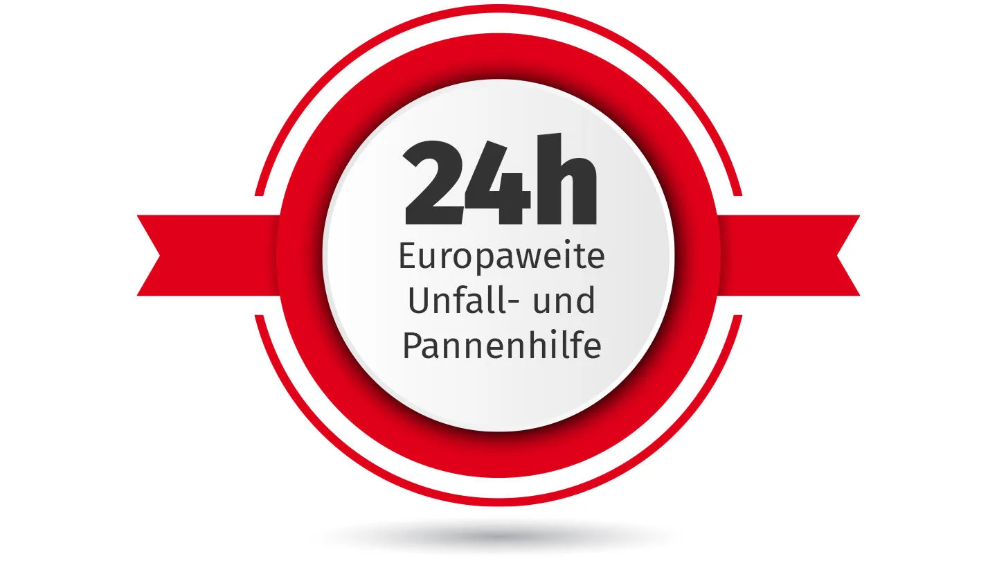 Siegel 24h Unfall- und Pannenhilfe