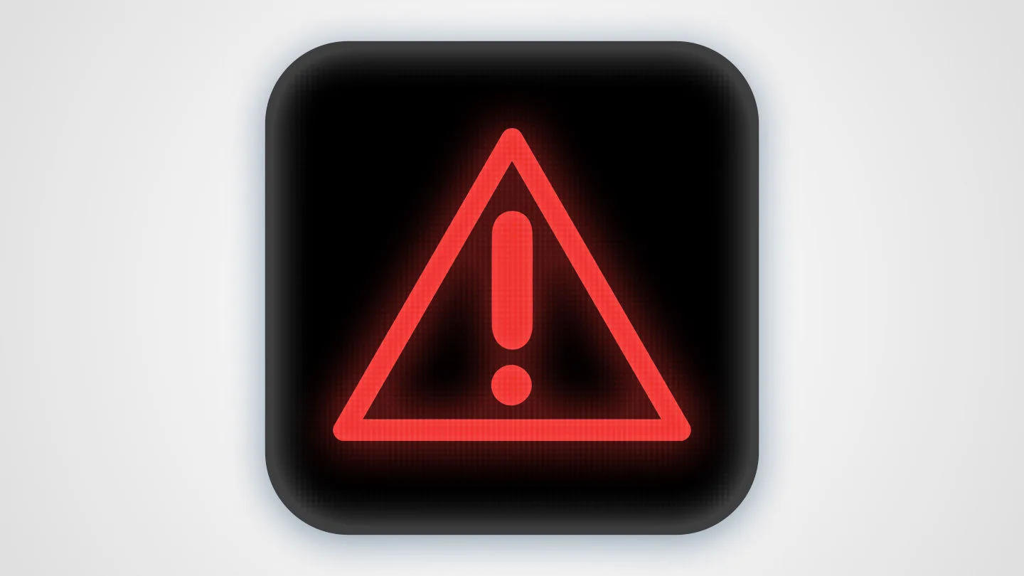 Symbol Warnblinker 