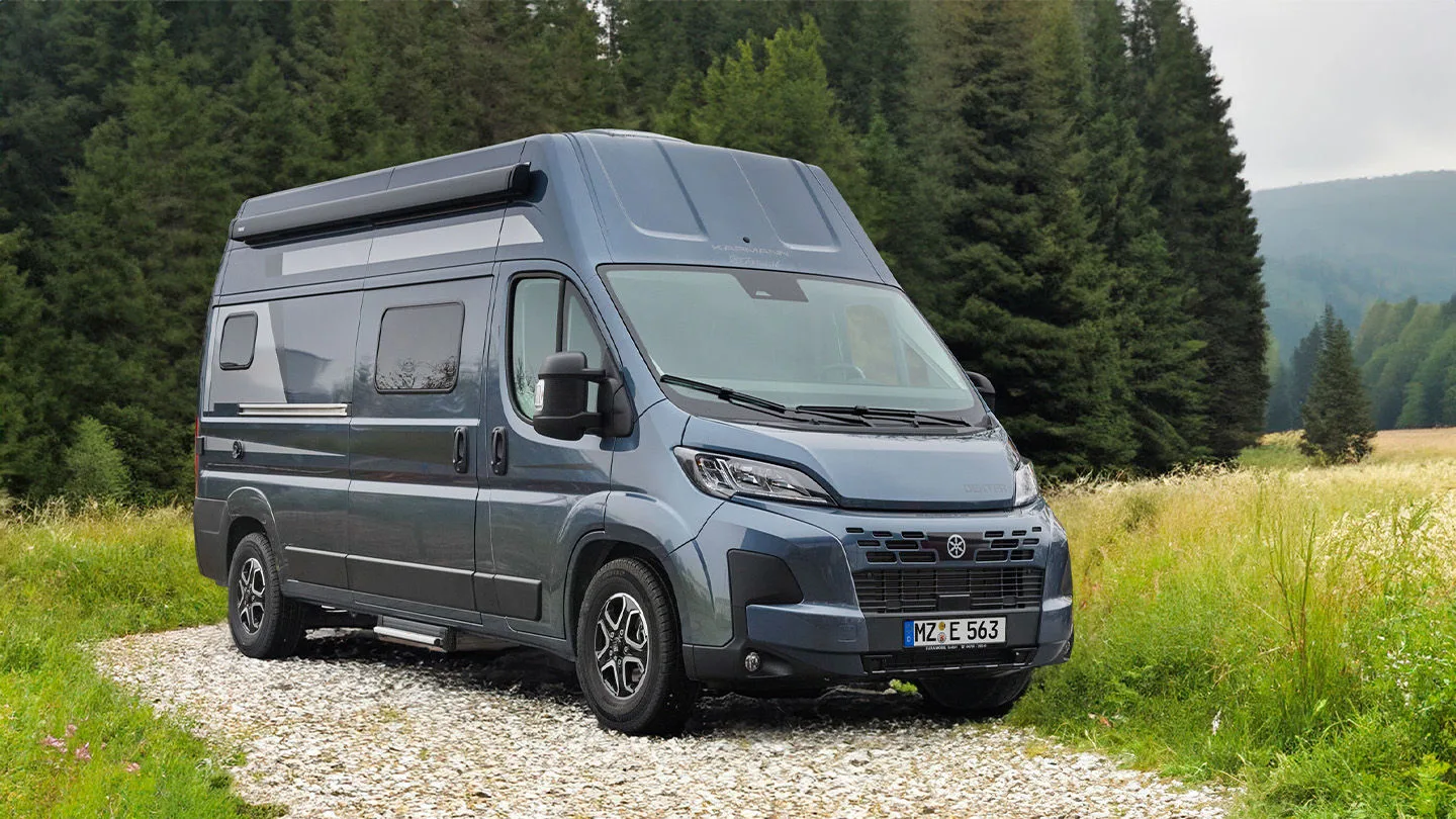 Campervan auf der Straße