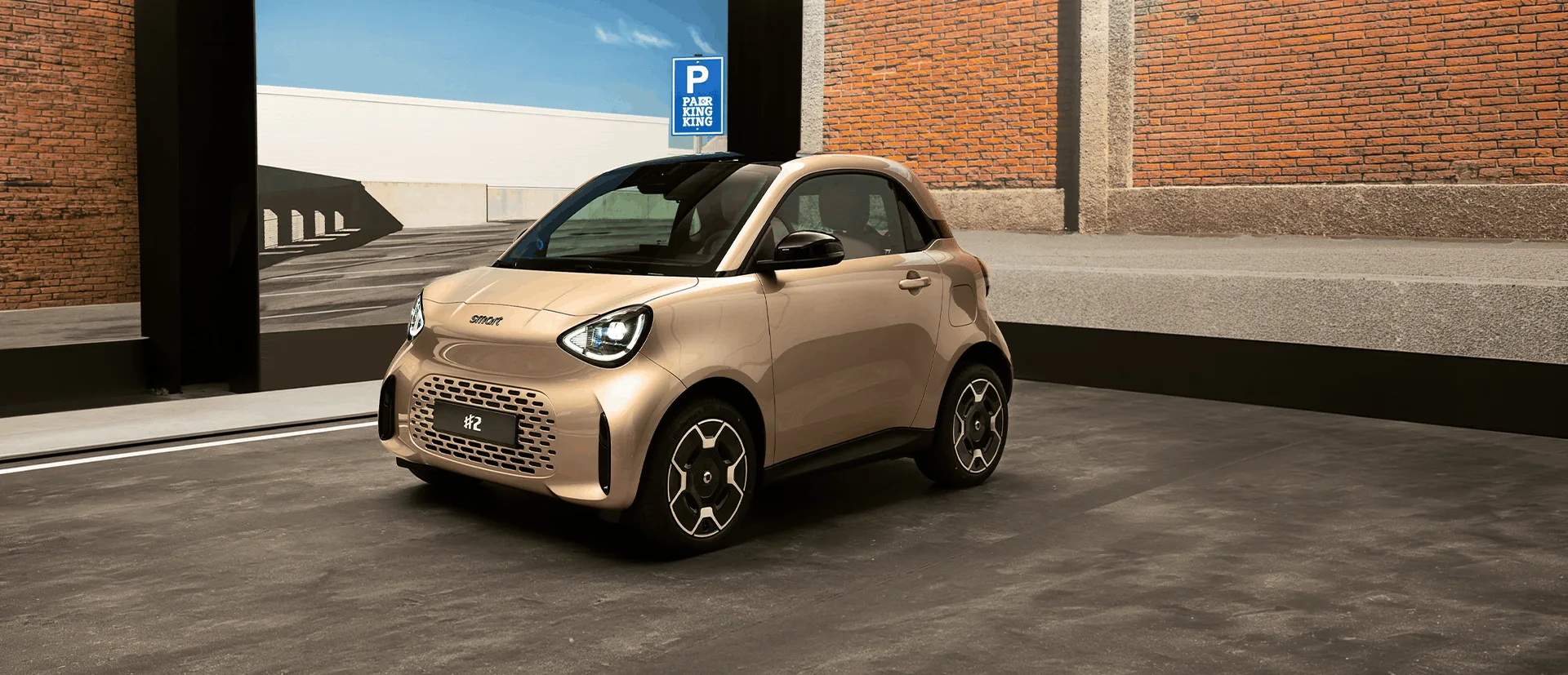 Smart #2 im Studio von vorne