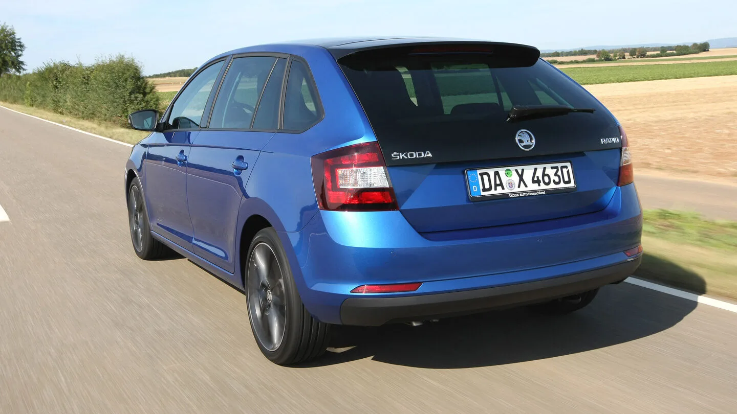 Skoda Rapid Spaceback Heckansicht