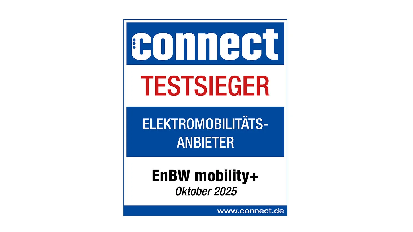 Connect Testsieger Elektromobilitätsanbieter EnBW mobility+