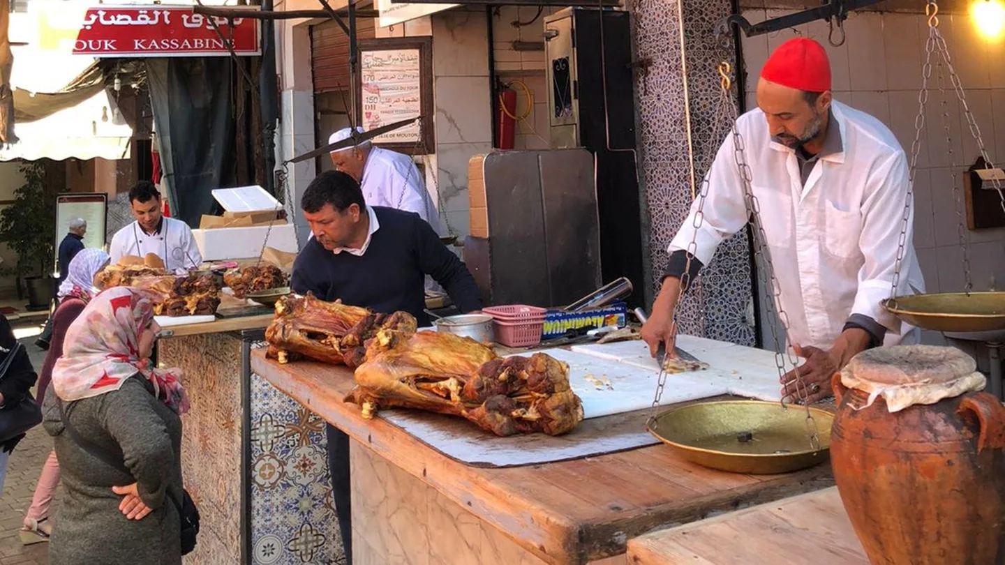 Mechoui-Gasse Marrakesch