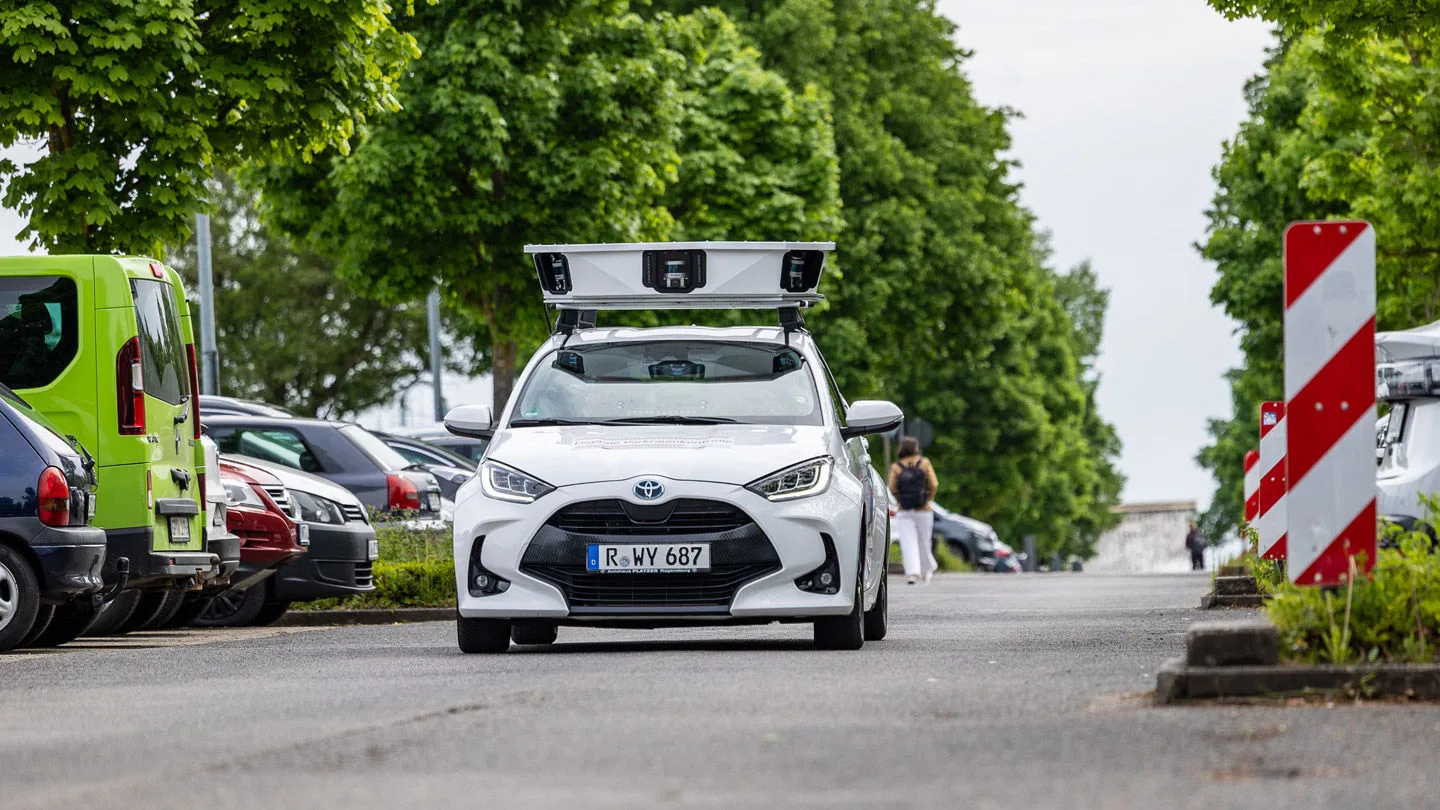 Scanfahrzeug zur digitalen Parkraumüberwachung