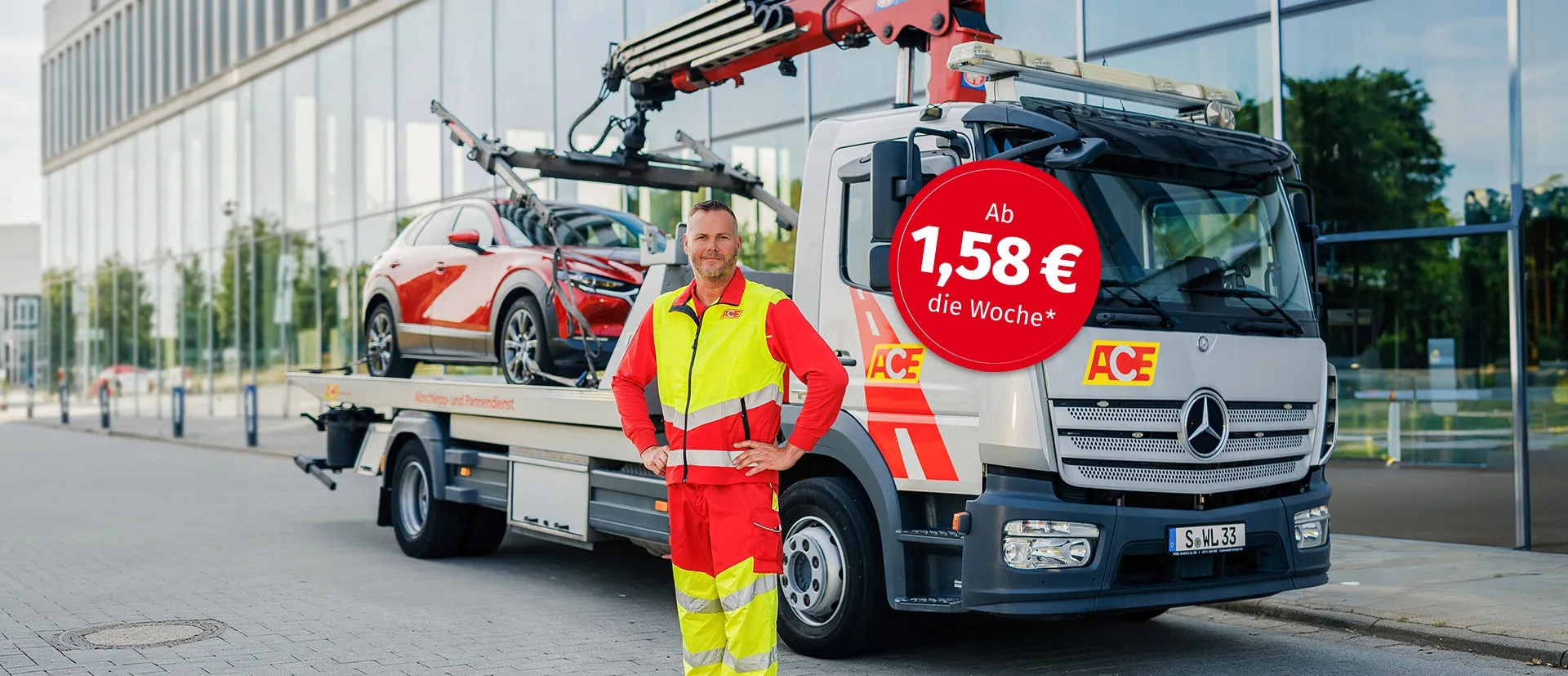 Pannenhelfer im Einsatz