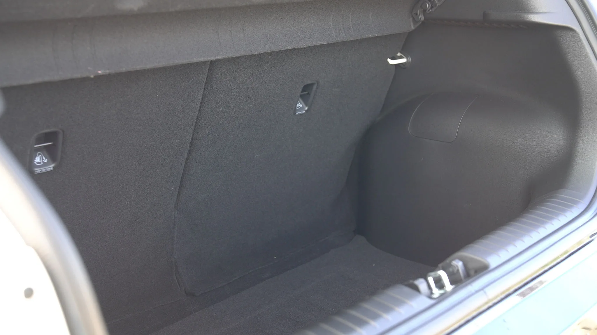 Kofferraum des Hyundai Inster