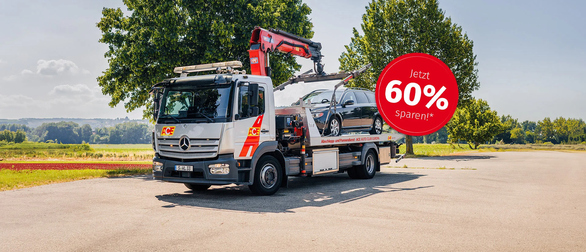 ACE Abschlepper im Frühling