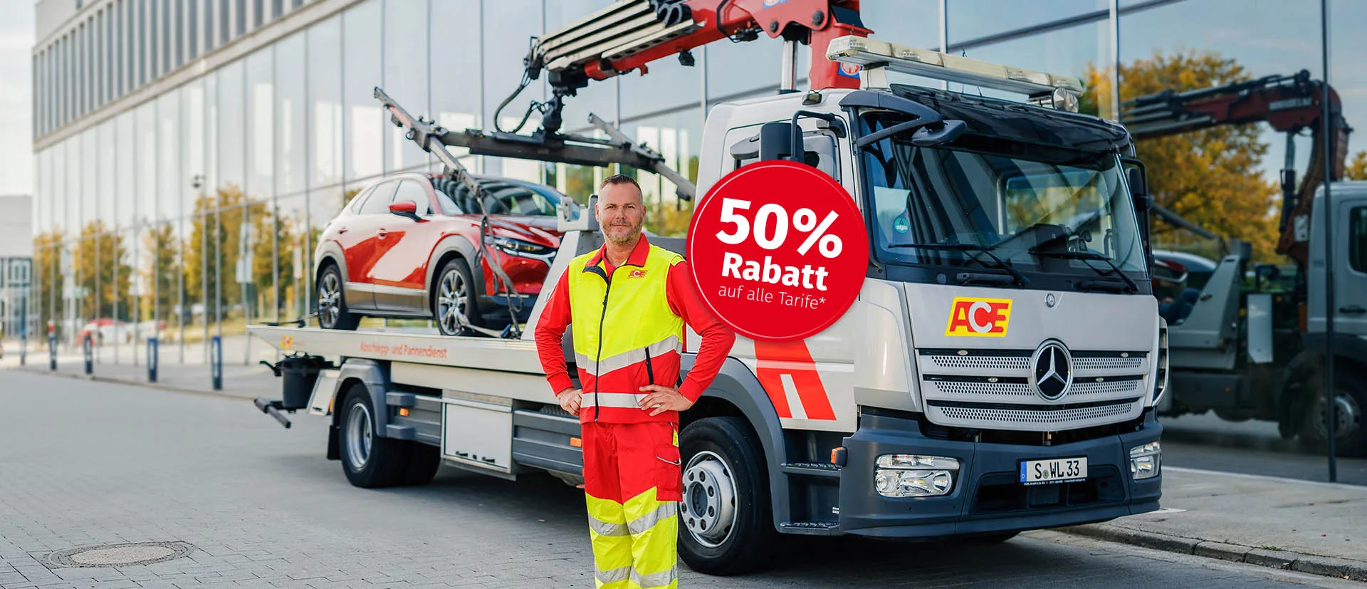 Pannenhelfer im Einsatz