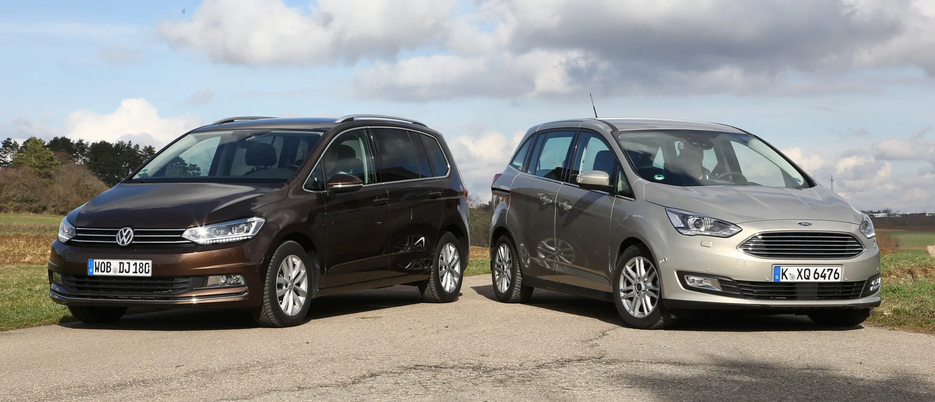 Ford Grand C-Max und VW Touran