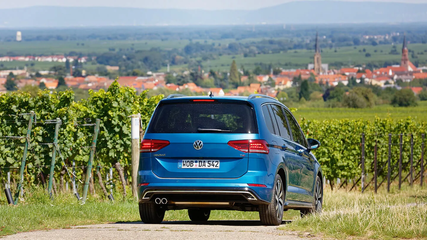 Heck des VW Touran 