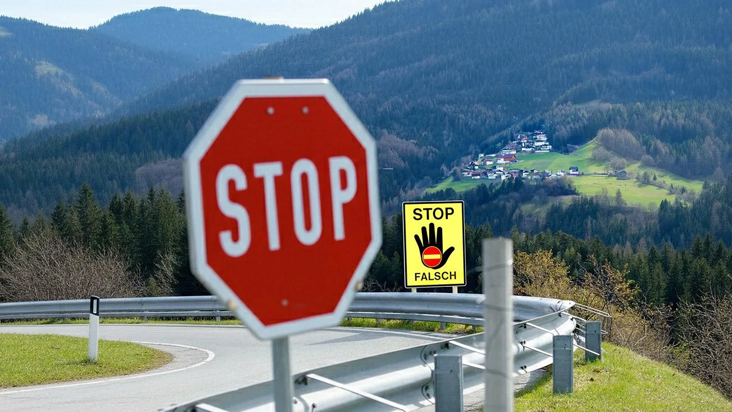 Geisterfahrer auf der Autobahn