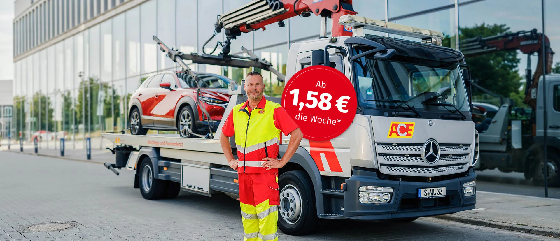 Pannenhelfer im Einsatz