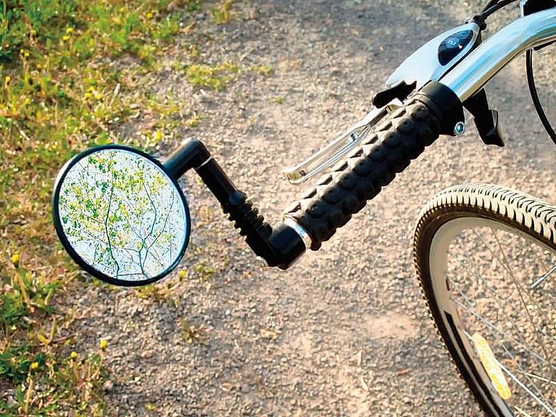 Fahrrad Mofa Quad Spiegel Rückspiegel Lenkspiegel rund Ø 9cm